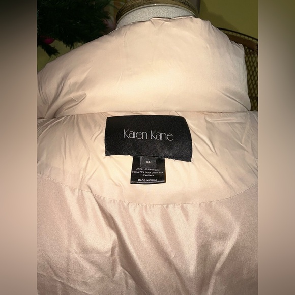 Karen Kane NWT Puffer Jacket Eggshell Size XL - Picture 6 of 14